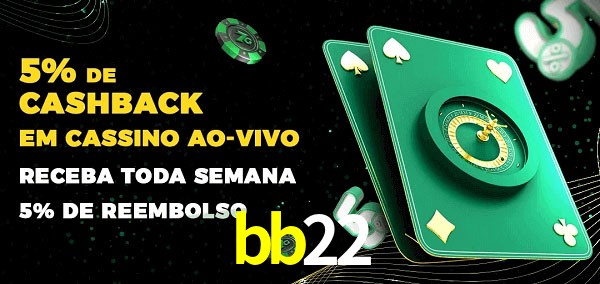 Promoções do cassino ao Vivo bb22